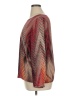 Chico's Aztec Or Tribal Print Chevron-herringbone Red Long Sleeve Blouse Size XL (3) - photo 5
