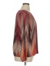 Chico's Aztec Or Tribal Print Chevron-herringbone Red Long Sleeve Blouse Size XL (3) - photo 4