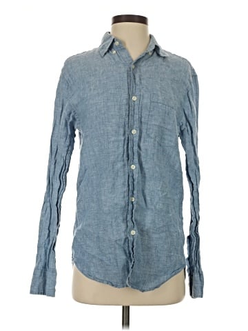 J.Crew Factory Store Long Sleeve Button-Down Shirt (view 1)