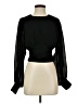 Lulus 100% Polyester Black Long Sleeve Blouse Size XS - photo 1
