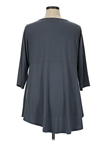 Attitudes by Renee 3/4 Sleeve Top (view 2)