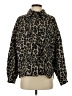 Vero Moda 100% Polyester Animal Print Brown Faux Fur Jacket Size S - photo 1