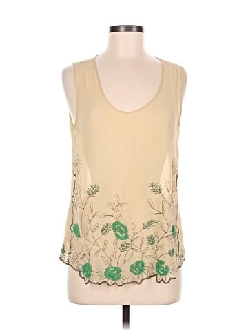 Left of Center Sleeveless Silk Top (view 1)