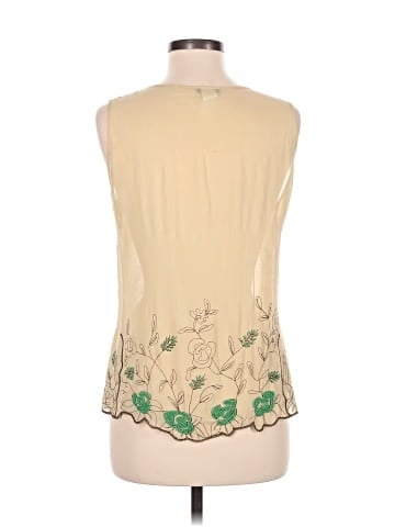 Left of Center Sleeveless Silk Top (view 2)