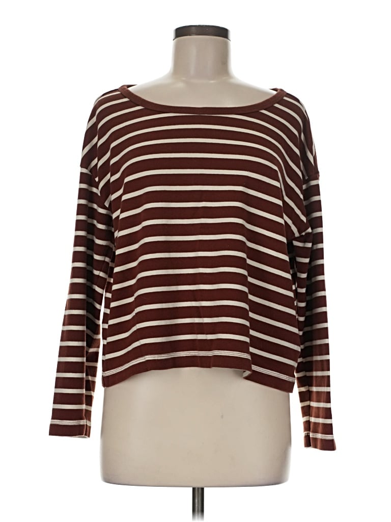 Pre-owned Hanna Andersson Pullover Sweater In Burgundy