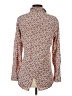 Billy T 100% Lyocell Animal Print Pink Long Sleeve Blouse Size S - photo 2