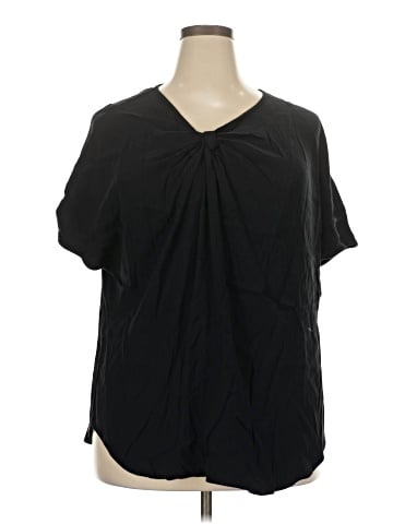 Universal Standard Short Sleeve Blouse (view 1)