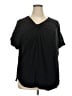 Universal Standard Black Short Sleeve Blouse Size 22 (L) - photo 1