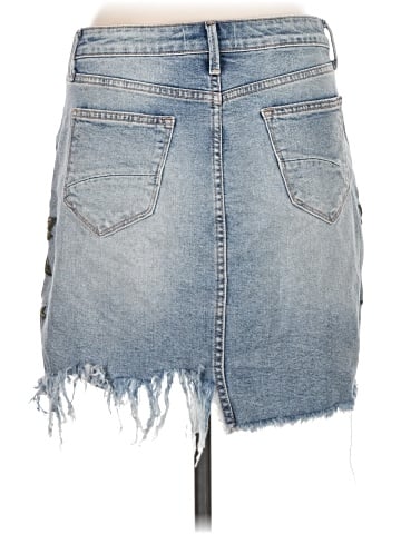 Driftwood Denim Skirt (view 2)
