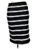 Decree Stripes Black Casual Skirt Size L - photo 1