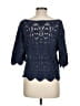 Solitaire Blue 3/4 Sleeve Top Size M - photo 2