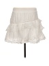 Maje 100% Polyester Solid White Casual Skirt Size EU (FR) 40 / US 8 - photo 2