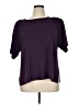 misook 100% Acrylic Purple Short Sleeve Top Size 1X - photo 1