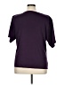 misook 100% Acrylic Purple Short Sleeve Top Size 1X - photo 2