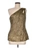 Cache 100% Polyester Gold Sleeveless Top Size M - photo 1