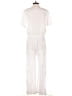 James Perse 100% Linen White Jumpsuit Size Med (2) - photo 2
