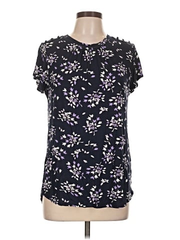 Liz Claiborne Short Sleeve Blouse (view 1)