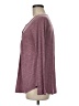 a.Jesdani Burgundy Long Sleeve Blouse Size M - photo 5