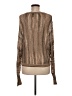BCBGMAXAZRIA Metallic Tan Pullover Sweater Size M - photo 2