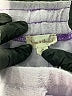 Hem & Thread 100% Cotton Tie-dye Purple Casual Pants Size M - photo 7