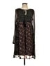 Sundance Floral Brown Casual Dress Size S - photo 1