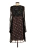 Sundance Floral Brown Casual Dress Size S - photo 2