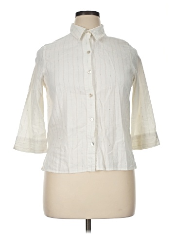 Alfred Dunner 3/4 Sleeve Button-Down Shirt (view 1)