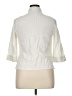 Alfred Dunner Ivory 3/4 Sleeve Button-Down Shirt Size 14 (petite) - photo 2