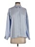 Zara Color Block Blue Long Sleeve Blouse Size XS - photo 1
