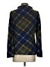 Talbots 100% Polyester Plaid Blue Turtleneck Sweater Size S - photo 2