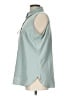 Columbia 100% Polyester Teal Sleeveless Blouse Size L - photo 5