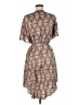 BCBGMAXAZRIA 100% Polyester Argyle Brown Casual Dress Size 8 - photo 2