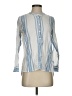 J.Crew 100% Cotton Stripes Blue Long Sleeve Blouse Size 4 - photo 1