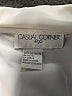 Casual Corner 100% Polyester Stripes Black Jumpsuit Size M - photo 4