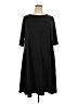 Roaman's Solid Black Casual Dress Size 22 (1X) - photo 1