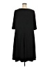 Roaman's Solid Black Casual Dress Size 22 (1X) - photo 2