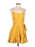 Speechless Yellow Cocktail Dress Size M - photo 1