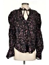 Free People 100% Baumwolle Black Long Sleeve Blouse Size XS - photo 1