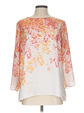 Rose + Olive 3/4 Sleeve Blouse (view 1)