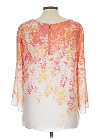 Rose + Olive 3/4 Sleeve Blouse (view 2)