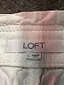 Ann Taylor LOFT Solid Ivory Shorts Size L - photo 3