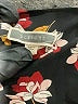 Pleione 100% Polyester Floral Black 3/4 Sleeve Blouse Size S - photo 4
