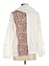 Bibi 100% Cotton White Long Sleeve Top Size M - photo 2