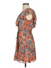 Ann Taylor LOFT 100% Polyester Paisley Orange Casual Dress Size XS - photo 5