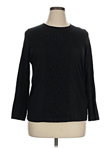 Lauren by Ralph Lauren 3/4 Sleeve Top (view 1)