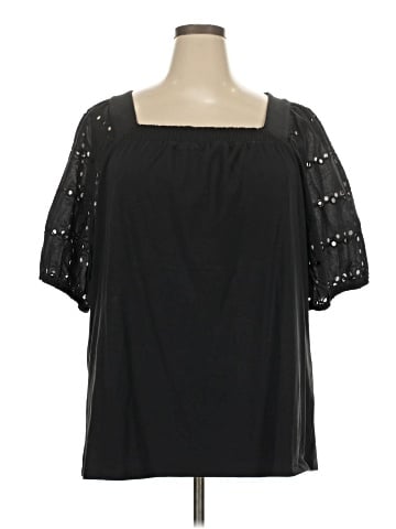 Cj Banks Short Sleeve Blouse (view 1)
