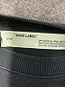 OFF-WHITE 100% Cotton Floral Black Sweatshirt Size XS - photo 12