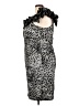 Snap Animal Print Silver Cocktail Dress Size 18 - photo 5