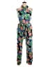 Tahari by ASL Tropical Blue Green Jumpsuit Size 16W - photo 1