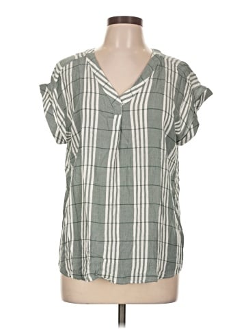 Liz Claiborne Short Sleeve Blouse (view 1)